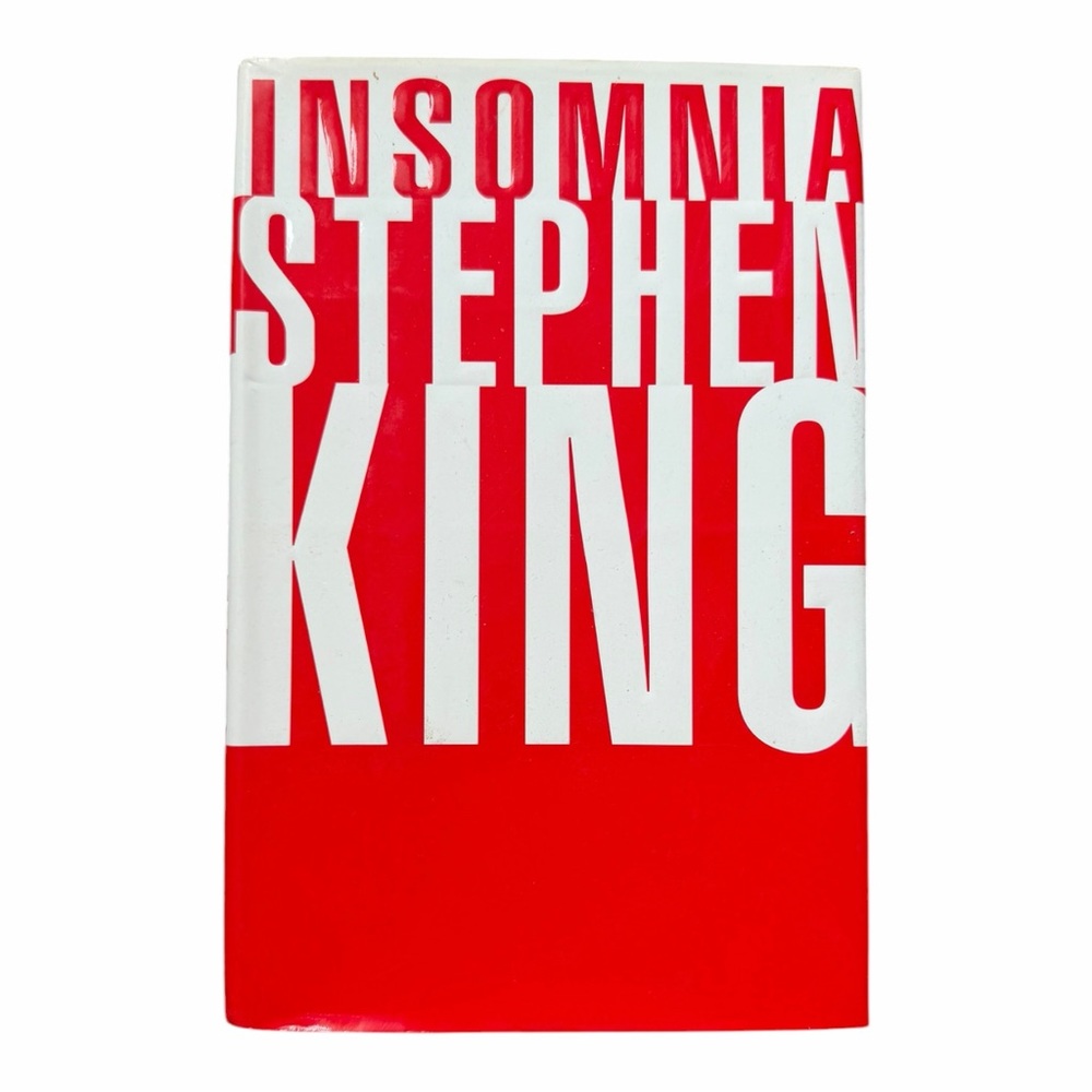 Stephen King Insomnia Hardcover Book Red White 1994 First Edition 1st Print